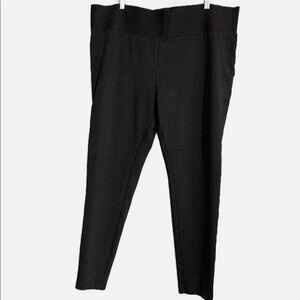 Tahari Women’s Pull-on Tummy Control Charcoal Heather Gray Leggings Pants XXL